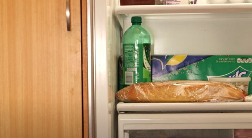 bread in the fridge